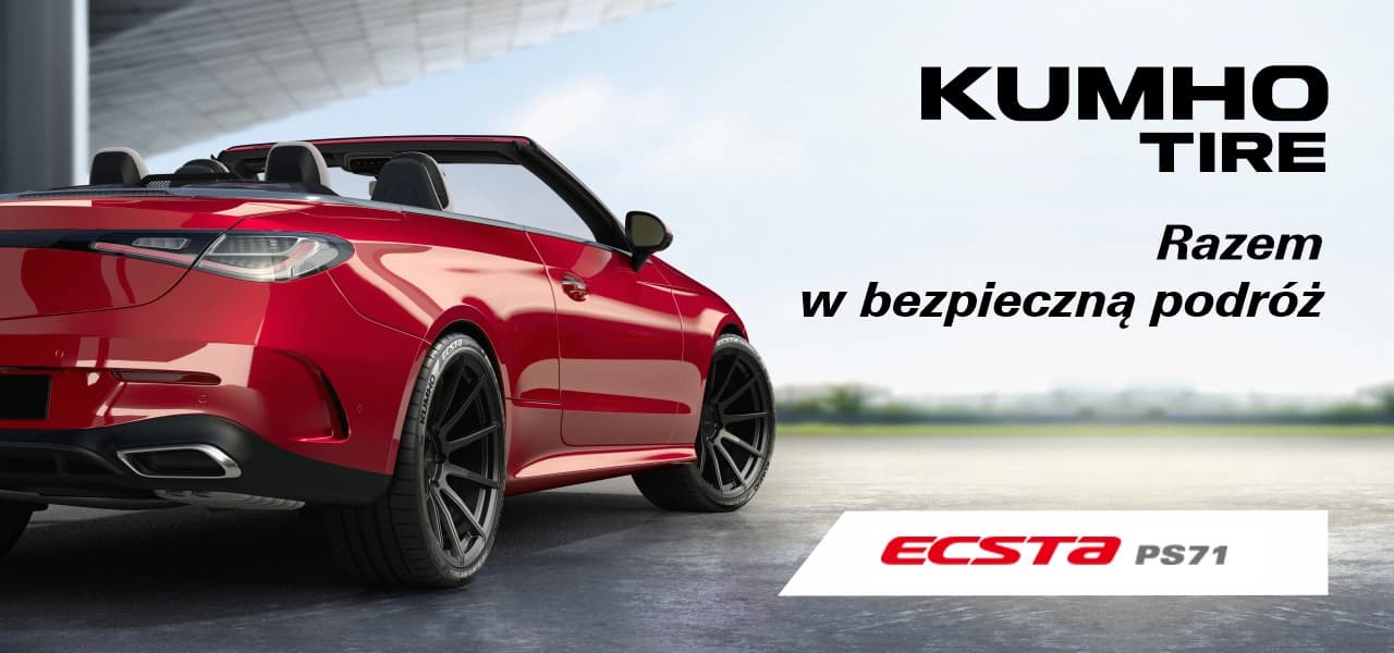 Kumho Ecsta Sport PS72 - wyższy poziom osiągów w przystępnej cenie
