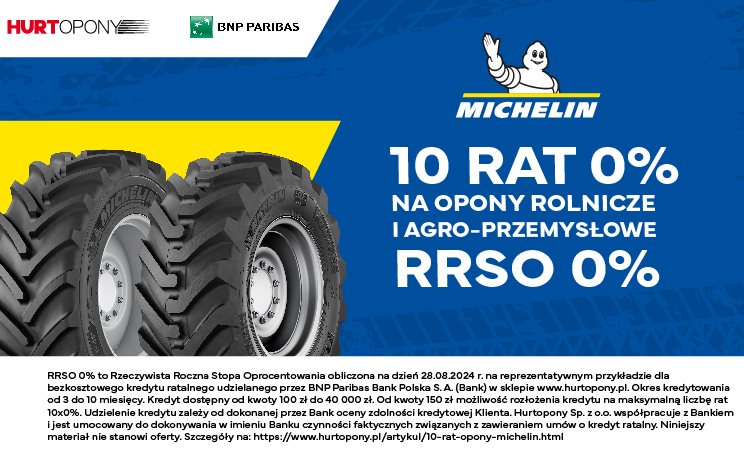 raty 0% na opony Michelin