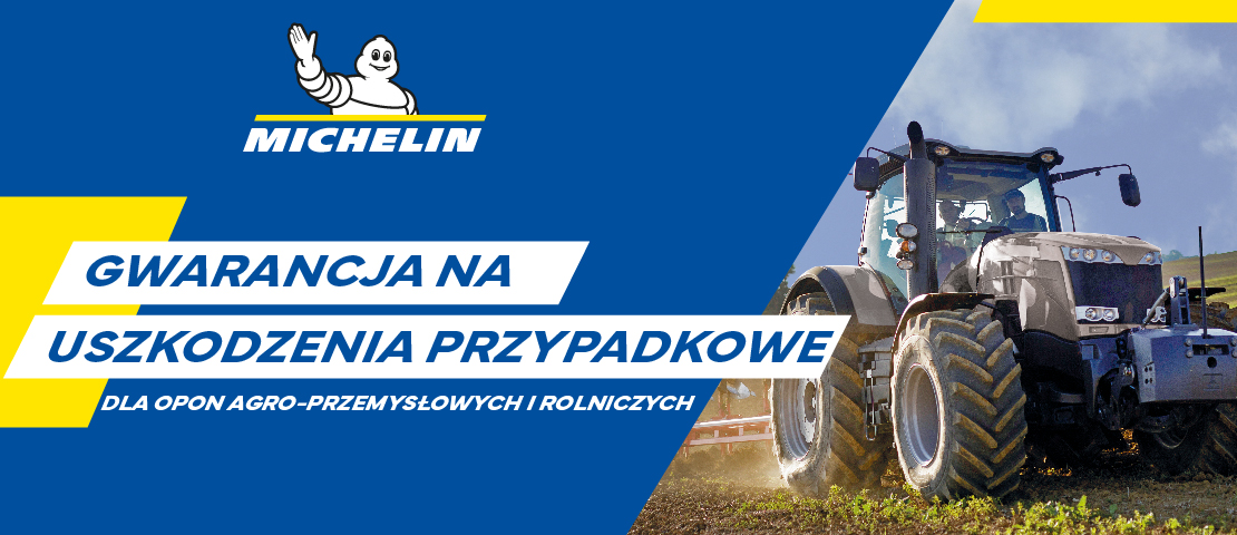 Gwarancja na opony agro-przemysłowe Michelin